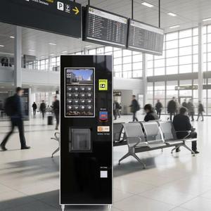 Máquina Expendedora de Café Automática con Pantalla Táctil de 21.5 Pulgadas, Pago sin Efectivo con <span class=keywords><strong>Tarjeta</strong></span> y Código QR, Sistema Inteligente de Grano a Taza para Uso Comercial - Product Image 3