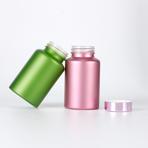 Customized Capsule <b>Bottle</b> Metallic Color Pharmaceutical Packaging PET Plastic <b>Bottle</b> <b>Pill</b> Jar For Medicine With Screw Cap - Product Image 3