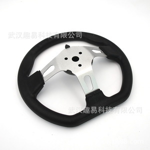Volant de course à fond plat 270 mm pour véhicules tout-terrain, karts, modèles F1 - Product Image 5
