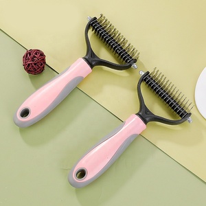 <span class=keywords><strong>Cepillo</strong></span> ancho <span class=keywords><strong>para</strong></span> aseo <span class=keywords><strong>de</strong></span> mascotas, peine <span class=keywords><strong>de</strong></span> <span class=keywords><strong>pelo</strong></span> <span class=keywords><strong>de</strong></span> perro con rastrillo <span class=keywords><strong>de</strong></span> capa interior <span class=keywords><strong>de</strong></span> doble cara, lo mejor <span class=keywords><strong>para</strong></span> animales pequeños, perros y <span class=keywords><strong>gatos</strong></span> - Product Image 4