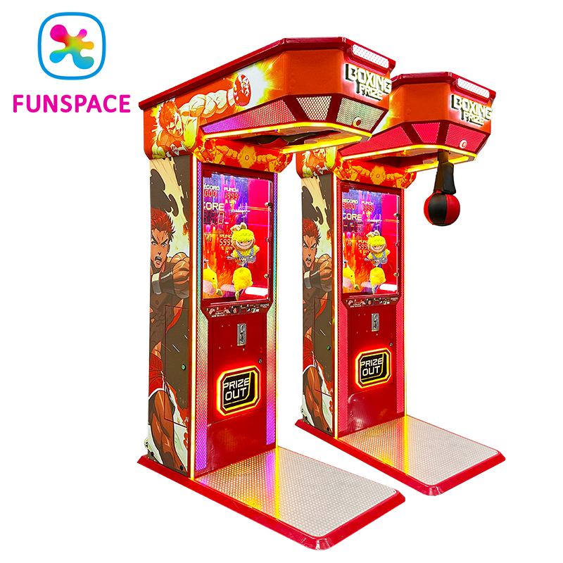 Amusement Equipment Custom Coin Operated Game Gift Prize Arcade Punch Gaming Boxing Machine
