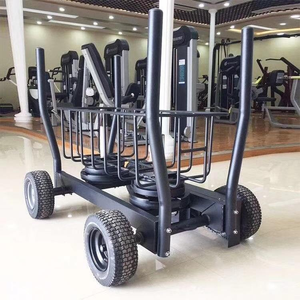 Carro de resistencia para entrenamiento con peso, tipo tanque, para gimnasio comercial, con resistencia ajustable, para fitness y fortalecimiento. - Product Image 4