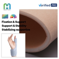 Doublure prothétique 30D 7MM en mousse de polyuréthane haute résilience composite avec tissu auto-agrippant souple pour doublure de membre artificiel