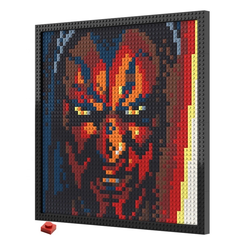 40x40 Dots Portrait Picture Pixel Art