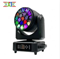 Projecteur LED RGBW à tête mobile DMX512, activé par le son, pour DJ, club, scène, fêtes, mariages
