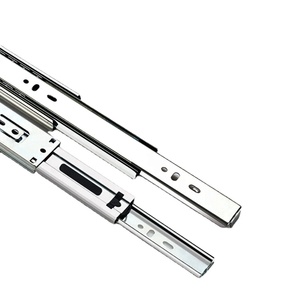 Meilong phần cứng JieYang phần cứng Nhà cung cấp Ngăn kéo trượt đường sắt cho bàn máy tính/ba đường ray ngăn kéo kênh Kính thiên văn trượt - Product Image 1