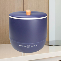 Mini Cuiseur à Riz Multifonction 300W 1.6L Capacité 1-3 Personnes Commande Tactile Pot de Cuisson Intelligent Tasse à Mesurer Pot Intérieur en Céramique