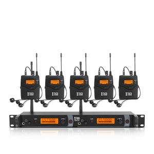 Xtuga IEM1200 Nuevo Diseño PLL <span class=keywords><strong>Mejores</strong></span> Monitores In-Ear Inalámbricos UHF con Pantalla LCD Digital y Pilas AA - Product Image 4