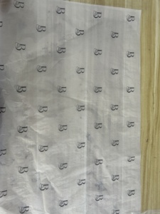 Papier de soie imprimé personnalisé recyclable 17 g/m² avec logo, sans acide, emballage de marque pour vêtements, chaussures, cadeaux, MOQ <span class=keywords><strong>100</strong></span> - Product Image 6
