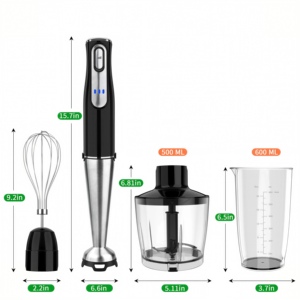 Batidora de Mano Inalámbrica de Acero Inoxidable para el Hogar, 120W, para Batidos y Leche, Repuestos para Batidora de Mano Utale - Product Image 1