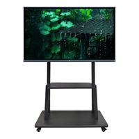 Tableau blanc intelligent 4K UHD de 65 pouces, tableau blanc AI Android 16 3576 de 86 pouces pour l'éducation, système double Windows I7 16+512G pour l'enseignement