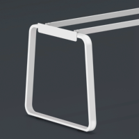 Pied de table de bureau en fer, cadre moderne pour bureau d'ordinateur, simple et modulaire, pour bureau à domicile, hôtel, école, facile à assembler
