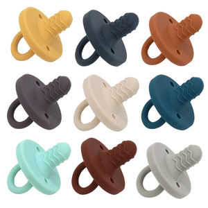 Chupete de Silicona de Grado Alimenticio Personalizado para Bebés, Mordedor Suave para Recién Nacidos, <span class=keywords><strong>Chupetes</strong></span> para Masticar - Product Image 3