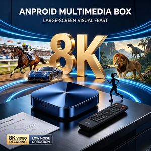 Boîtier Android pour <span class=keywords><strong>IPTV</strong></span>, boîte TV 8K mini, streaming OTT, liste de lecture, anglais, États-Unis, Allemagne, France, boîte TV Amlogic S905W - Product Image 1