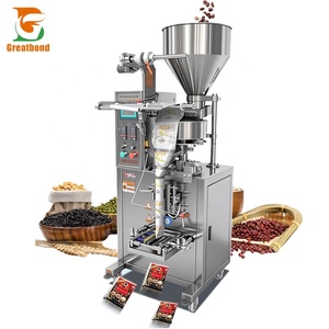 เครื่องบรรจุภัณฑ์แบบนิวเมติกพร้อมถ้วยตวงแบบฟิล์มสำหรับชั่งน้ำหนักและบรรจุเมล็ดกาแฟ ชา ดอกไม้ ถั่วลิสง ขนาด 200 กรัม 500 กรัม แบบกำหนดเองได้ - Product Image 1