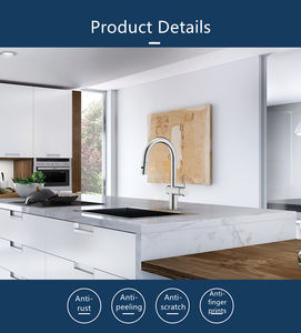 Kemen Robinet d'évier de cuisine à une poignée en acier inoxydable 304 brossé de haute qualité et design de luxe avec pulvérisateur à tirette - Product Image 4