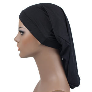 HZM-22053 Unisexe Spandex Bandes Élastique Cheveux Longs Dreads Tête Wraps Tresses Bonnet Solide Couleurs Tube Bandeaux - Product Image 4