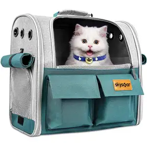 OEM Suppliers Outdoor Pet Carrier Cat/Dog Backpack for Travel & Hiking Breathable Portable Large Pet Carrier