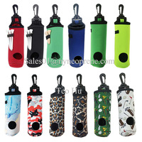 Pochette pour boules de Golf et Tee, en néoprène, porte-monnaie avec crochet, Portable, impression personnalisée, pour accessoires de Golf, 3 unités