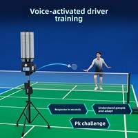 Lanceur de volants de badminton intelligent SPOAS B7Pro, dispositif d'entraînement complet pour smash et service, lot de 6