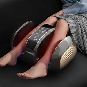 Produtos em alta 2024 Novidades Compressão de pressão de ar Ems terapia de pés Shiatsu massageador vibratório para pés de panturrilha