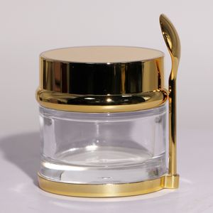 Barattoli in Vetro Trasparente di Lusso all'Ingrosso con Coperchio a Vite Oro/Argento 30g 50g 80g per Contenitori Cosmetici <span class=keywords><strong>100</strong></span> <span class=keywords><strong>ml</strong></span> Vasetti per Crema - Product Image 5