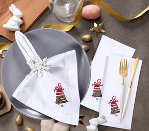 Handbestickte Stoffservietten im Ins-Stil mit Fruchtmotiven, wiederverwendbare, wärmeisolierende Tischsets für Restaurant, Haushalt und Hochzeiten. - Product Image 4
