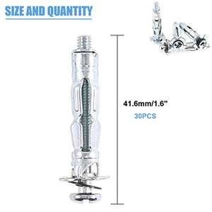 Vis d'expansion en gros de haute qualité boulons d'ancrage en acier pour la décoration et l'installation de meubles de Construction de force - Product Image 3