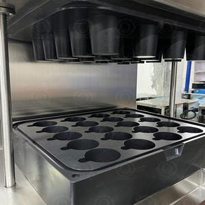 Macchina Automatica per <span class=keywords><strong>Waffle</strong></span> a Forma di Tazza di Caffè per Biscotti, Gelato, Tè al Latte con Cioccolato, Caffè e Formaggio - Product Image 3