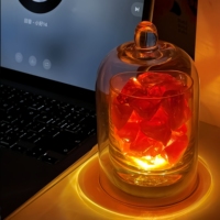 Diffuseur d'huile essentielle de plante naturelle avec ornement de parfum frais en pierre d'arôme de cristal de longue durée pour la décoration de la chambre à coucher à la maison
