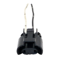 Connecteur de phare automobile étanche 9005 avec base de douille d'ampoule, prise de lampe grande taille et contact en cuivre, boîtier en PC