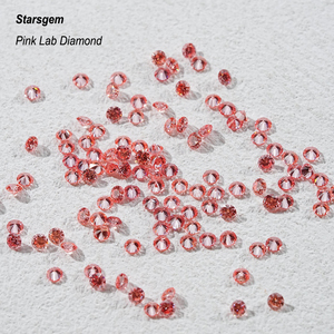 เพชร HPHT ทรงกลม สีชมพู ความสะอาดระดับ VVS VS ขนาดเมลี เพชรสีชมพูเพาะเลี้ยงในห้องปฏิบัติการจาก Starsgem - Product Image 2