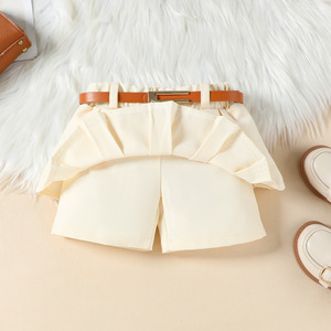 Nuovo Stile Estivo per Ragazze Europee e Americane: Top Senza Maniche in Pelle PU con Scollo a V, Abbinato a Set Finto Due Pezzi - Product Image 4