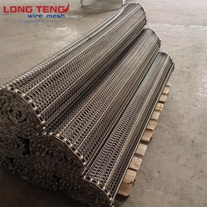 <span class=keywords><strong>SS</strong></span> 304 & <span class=keywords><strong>SS</strong></span> 316 dệt Chuỗi liên kết cân bằng dây lưới băng tải thép không gỉ băng tải con lăn cho ngành công nghiệp thực phẩm - Product Image 3