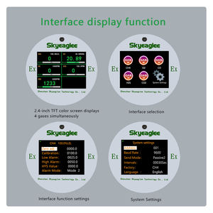 Baca Gazı Endüstrisi Egzoz Sabit Online <span class=keywords><strong>5</strong></span>'i 1 Arada Gaz Konsantresi Alarmı CH2O O3 NO NO2 HCL HCN CH4 Çoklu Gaz Analizörü - Product Image 2