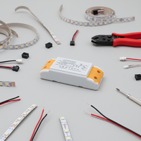 Alimentation LED à tension constante à sortie unique 24W 36W 12V 24V AC-DC, dimmable pour bandes LED et éclairage public