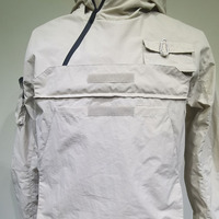 Newdesign Hommes Printemps Multi Poche Anorak Coupe-Vent Veste Imperméable Personnalisé Streetwear Hommes Demi Zip Pull Nylon Coupe-Vent