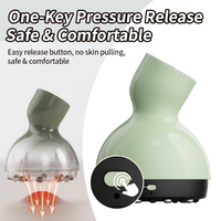 Nouvel ensemble de ventouses intelligentes pour thérapie Hijama avec masseur électrique à vide chauffant pour la relaxation musculaire du corps