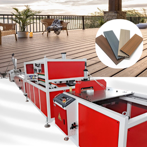 Polymer gỗ composite WPC hồ sơ dòng/WPC decking máy đùn/sân thượng bảng đôi máy đùn cao bán tự động deleno - Product Image 1