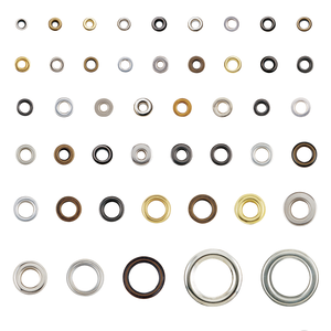 Œillets multicolores, rivets métalliques OEM et boutons-pression pour vêtements, sacs, chaussures et projets de bricolage - Product Image 1
