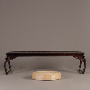 <b>Bamboo</b> Top <b>Coffee</b> <b>Table</b> Black Chinese Style Adult Use - Product Image 4
