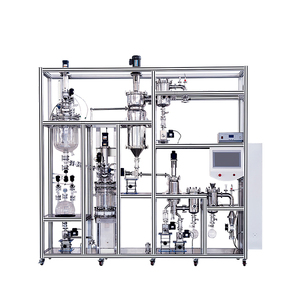 2L 5L 10L 20L Biorreator encamisado para fermentação bacteriana destilação caminho curto - Product Image 2