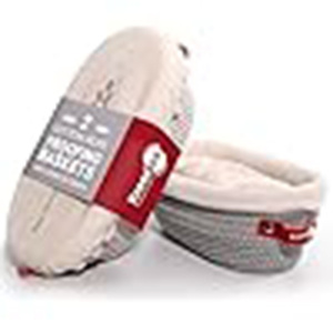 Commercio all'ingrosso di alta qualità cesto di prova del pane di cotone Set di cesti di fabbrica Supplie <span class=keywords><strong>grigio</strong></span> cesto di impermeabilizzazione - Product Image 1