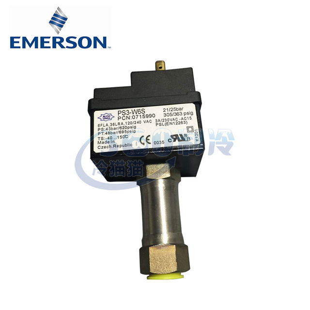 Emerson Pressure Controller PS3-W6S 21/25bar Metal Intelligent For Industrial Use