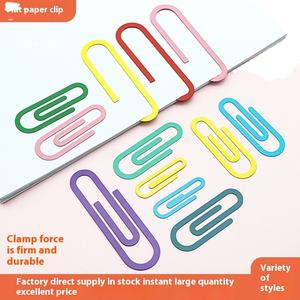 Clips de papier de grande taille en forme de bonbons colorés et mignons, signets créatifs en métal - Product Image 3