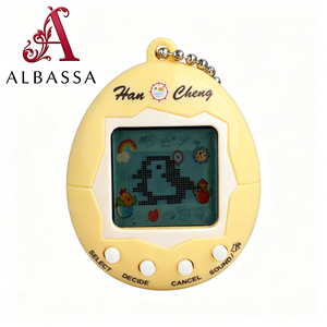 电子数字虚拟宠物游戏机小狗领养玩具，带 197 只宠物钥匙扣，互动趣味旅行礼物 - Product Image 1