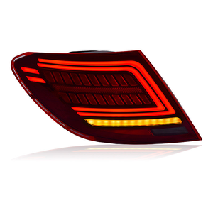 Feux arrière à LED pour Mercedes-Benz Classe C W204 (2007-2014) |   Nouvel ensemble de feux arrière clairs pour feux stop |   Style OE |   6000K 6000 - Product Image 2
