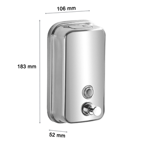 <span class=keywords><strong>Dispenser</strong></span> da Parete Multifunzione HF 1000ML 36oz in Acciaio Inox SUS304 Ecologico per <span class=keywords><strong>Sapone</strong></span> Liquido e Shampoo, per Bagno e Cucina - Product Image 6