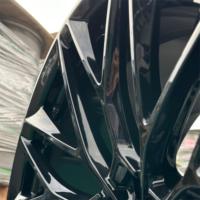 Rines Forjados Personalizados de Aleación 6061-T6 de 17-24 Pulgadas, 5x120 5x108 5x115 PCD, Diseño Cóncavo Negro Mate para Autos de Pasajeros Avanzados