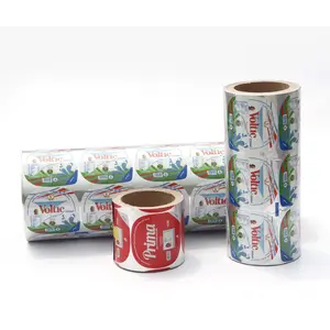 Jiangsu Hanlin Aluminiumfolie Cover Pet Yoghurt Cover Roll Film Roll-Type Aluminiumfolie Kan Worden Aangepast Afdrukken
